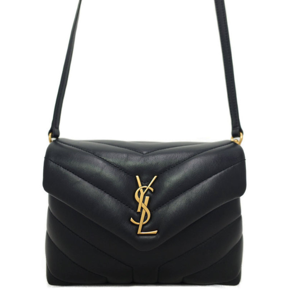 Saint Laurent Monogram Toy Bag Shoulder Bag Black